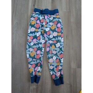 Hanna Andersson Floral Print Sweatpants, 6-7Y (U2)